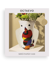Load image into Gallery viewer, Paper vase by Octaevo Barcelona x Joan Miró Foundation
