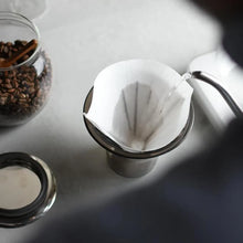 Load image into Gallery viewer, Slow Coffee Style cotton paper filters for the 2 cup drip-through brewer coffee by KINTO
