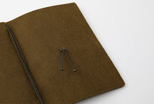 Load image into Gallery viewer, TRAVELER'S notebook - Olive coloured leather - Passport Size
