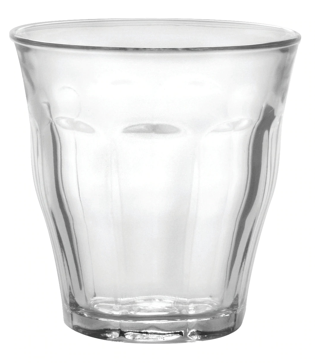 Duralex Picardie clear glass tumblers, 25cl set of six