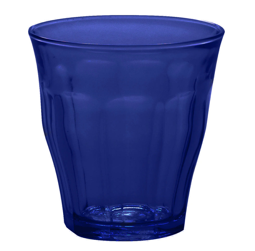 Duralex Picardie Sapphire Blue 25cl glasses, set of six