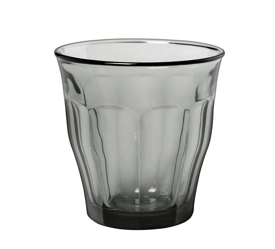 Duralex Picardie Grey 25cl glasses, set of six