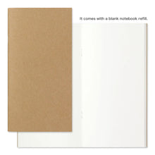 Load image into Gallery viewer, TRAVELER&#39;S COMPANY notebook - Blue leather regular size
