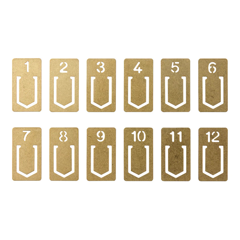 TRAVELER'S COMPANY, Brass Number Clips