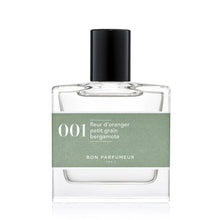 Load image into Gallery viewer, Bon Parfumeur Eau de Parfum 001. Orange blossom, petit grain, bergamot - the timeless cologne. 30ml / 1 fl.oz.
