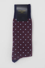 Load image into Gallery viewer, Cotton Rich Socks by Peper Harow England - Pin Polka.  UK Size 6 - 13
