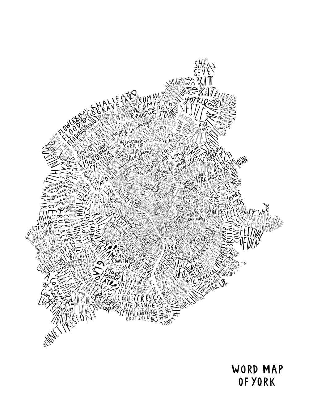 Word Map of York – Snowhome