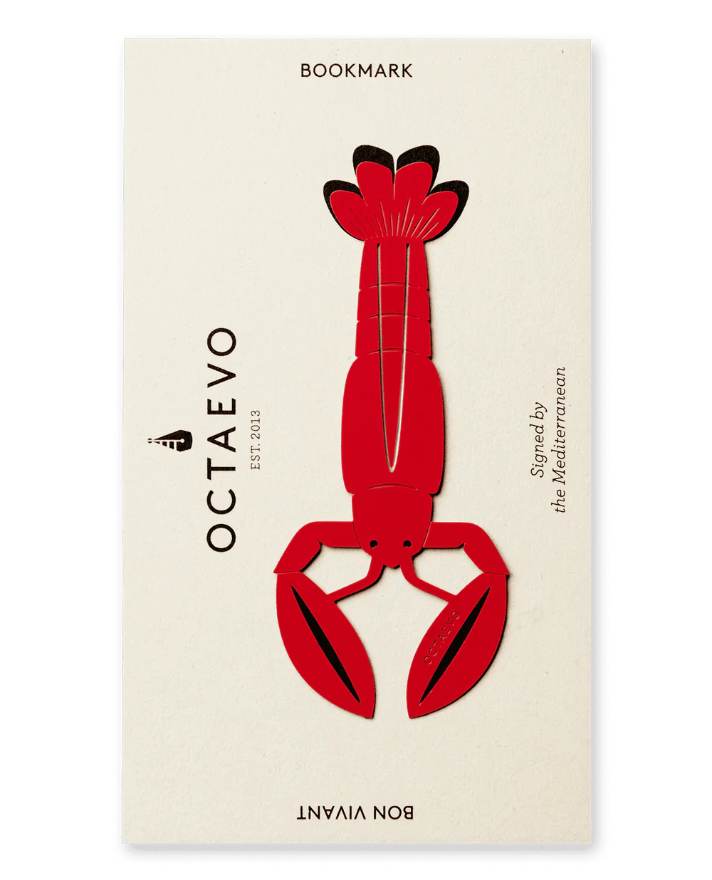 Bookmark Bon Vivant Lobster  by Octaevo Barcelona