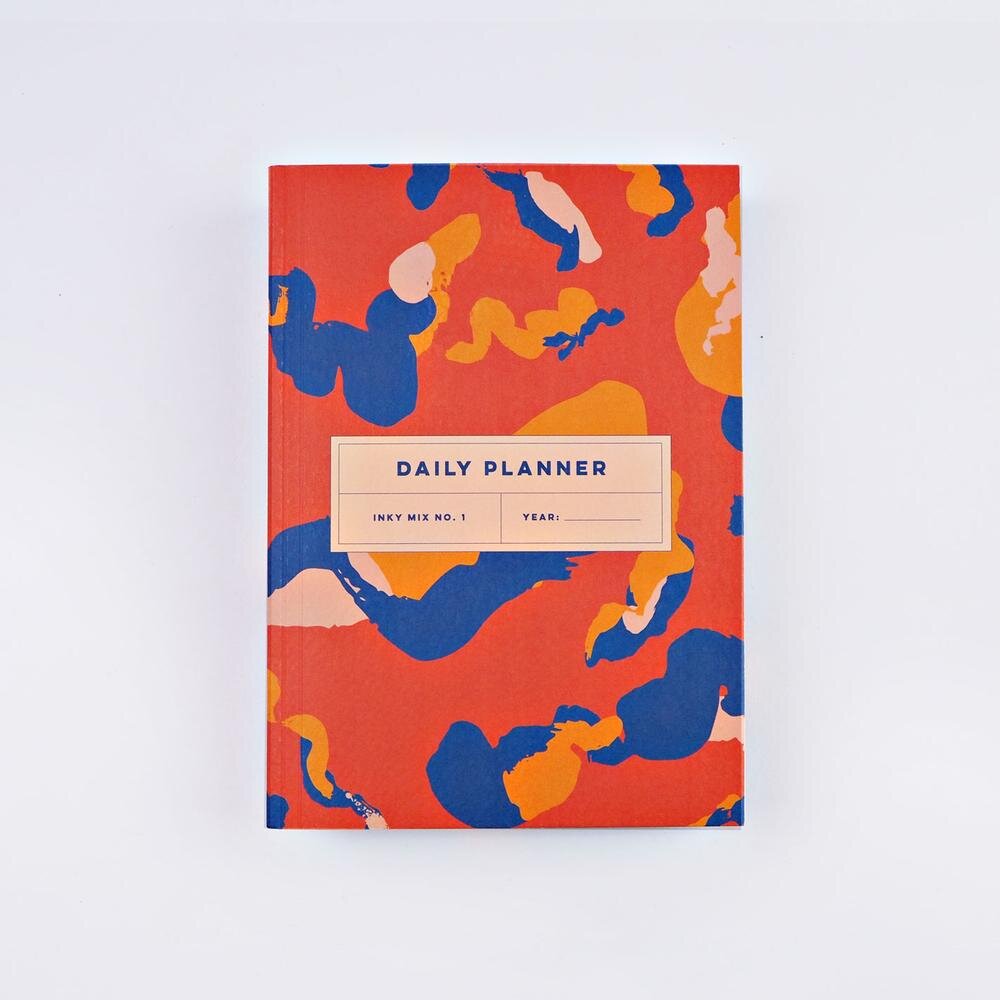 Undated Daily Planner - Inky Mix No1 - The Completist