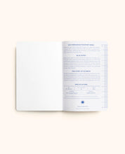 Load image into Gallery viewer, Blue Passport Notes, a set of three by Octaevo Barcelona
