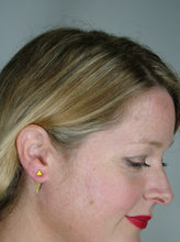 Load image into Gallery viewer, PEEP / TRIANGLE Earrings by Leather Look Leg
